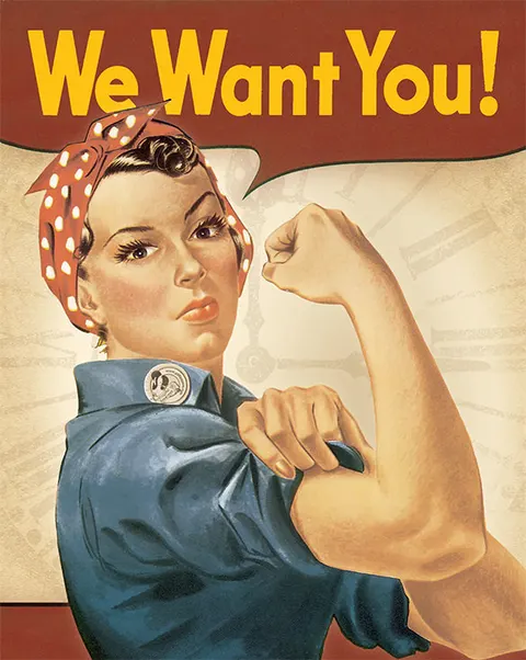 We-Want-You-Poster-Template Rosie the Riveter poster