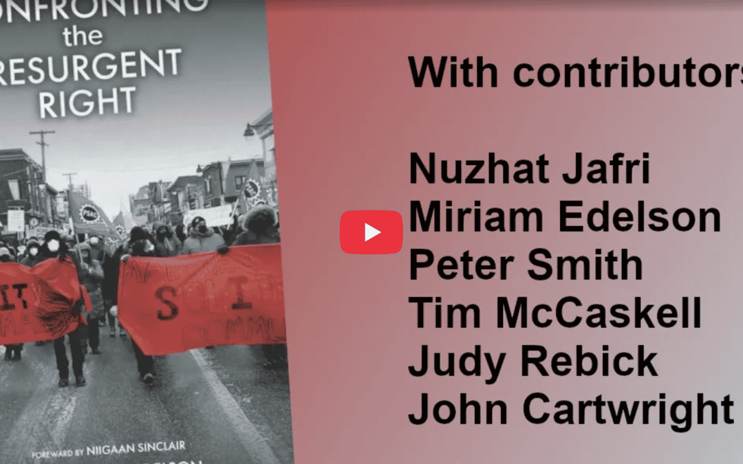 Taping of ‘Confronting the Resurgent Right’ Book Launch